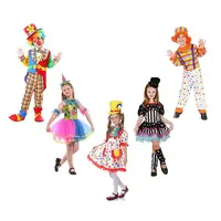 Costume de Clown pour enfant, humoristique, Cosplay, Halloween, carnaval, Joker, cirque, Clown