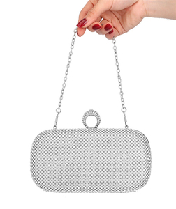 Borsa <span class=keywords><strong>da</strong></span> <span class=keywords><strong>Sera</strong></span> di Lusso con Diamanti, Pochette Dorata di Alta Qualità per Matrimoni - Product Image 4