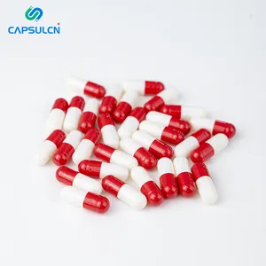 CapsulCN Großhandel HPMC Rot Rosa Und Weiß Leere Kapseln Größe 5 4 3 2 1 0 00 000 Gemüse kapseln Leere Kapseln