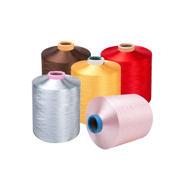Bobines de fil texturé Polyester DTY, 150/48 300/96 75/36, pour tissu à tricoter