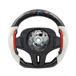 <span class=keywords><strong>Volante</strong></span> Deportivo de Fibra de Carbono con Calefacción y Vibración, con LED, para BMW X3M F97 X5M F85 G01 G02 G20 F21 G22 G30 X5 G05 X6 G06 M4 G82 M340i - Product Image 2