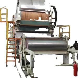 Maquinaria de papel Línea de producción de reciclaje de papel de desecho completamente automática Máquina de fabricación de papel higiénico