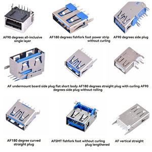 USB2.0 nhà sản xuất nữ tùy chỉnh một lớp hai lớp nhúng ngang bên <span class=keywords><strong>Plug</strong></span>-in kết nối USB3.0 nhà sản xuất - Product Image 2