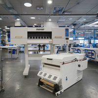 Imprimante DTF directe A1 à grande vitesse avec double I3200 et machine à secouer la poudre Presse à chaud Garantie 1 an-État neuf