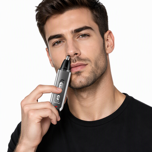 KEMEI KM-313 <span class=keywords><strong>Tondeuse</strong></span> 3-en-1 pour <span class=keywords><strong>Homme</strong></span> : <span class=keywords><strong>Nez</strong></span>, Pattes et Sourcils, Lames en Acier de Précision 6000 tr/min, Rechargeable USB 600 mAh, Certifiée CE - Product Image 5