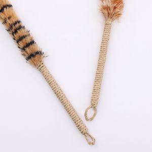 Longues plumes <span class=keywords><strong>chat</strong></span> jouet bâton corde de chanvre naturel manche en bois <span class=keywords><strong>chat</strong></span> auto-divertissant durable et résistant aux morsures <span class=keywords><strong>chat</strong></span> Teaser bâton - Product Image 3