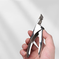 Coupe-ongles professionnel manucure colorée U Word Edge Cutters Type spécial faux conseils