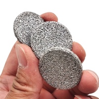 Tabung Filter Mikron Logam Berpori Baja Tahan Karat, Serbuk Mesh Sinter, Cakram Filter untuk Sistem Filtrasi