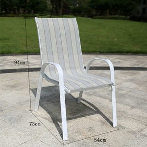 Hot Sale Modern Convertible Aluminum Outdoor Dining Furniture Set Light Weight Garden <b>Chair</b> <b>Table</b> Home Hotel Apartment - Product Image 4