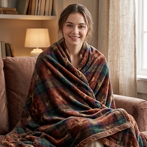 Coperta in Flanella Personalizzabile con Logo, Super Morbida in Microfibra, per Divano e Letto, Produzione OEM ODM con Basso MOQ - Product Image 1
