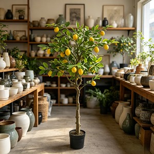 Interchangeable <b>artificial</b> lemon fruits with detachable stems for DIY wreath & seasonal fruit bowl display - Product Image 4