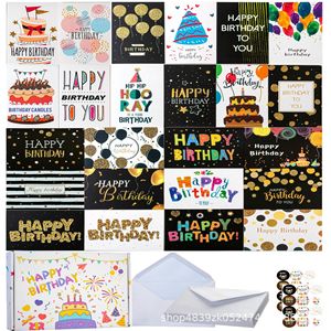 2024 myWay chúc mừng sinh nhật thẻ với phong bì thẻ sinh nhật số lượng lớn với ngắn thông điệp chung bên trong 120 thiết kế - Product Image 2