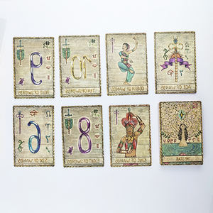 Carte dei Tarocchi Oracolo di Marsiglia Personalizzate - Angoli Arrotondati Resistenti, Finitura Verniciata Ecologica, Confezione in Scatola - Product Image 5