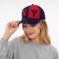 Gorra de Béisbol de Algodón de 6 Paneles con Bordado 3D en Dos Tonos, Estilo Moderno, Personalizable con Logotipo, para Equipos Deportivos, para Hombre