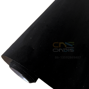 Rotolo di Pellicola in PVC Vinilico Effetto Scamosciato <span class=keywords><strong>per</strong></span> Rivestimento Interni <span class=keywords><strong>Auto</strong></span>, Tessuto di Velluto Gamuza Rosso, Lamina <span class=keywords><strong>per</strong></span> Carrozzeria e Interni - Product Image 3