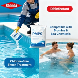 <span class=keywords><strong>Sel</strong></span> composite de monopersulfate de potassium (KMPS/PMPS) haute pureté RHONDA, sac de 25 kg, oxydant pour piscines et eaux usées - Product Image 3
