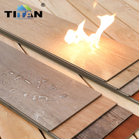 Suelo de Vinilo SPC con Aspecto de Madera, 8 mm, Resistente al Agua, Piso Vinílico Interior con Sistema de Click, Vinilo SPC con Sistema de Click, Vinilo para Suelos Guangzhou