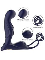 Großhandel 12-Gang Fernbedienbare Analsex-Spielzeuge für Männer, Prostata-Massagegerät und Analplugs mit Vibrationsfunktion