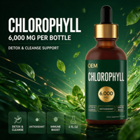 LUVVITA OEM Marque Privée Gouttes de Chlorophylle Liquide Originale à Boire Suppléments Naturels à Base de Plantes Gouttes Liquides de Chlorophylle Splina