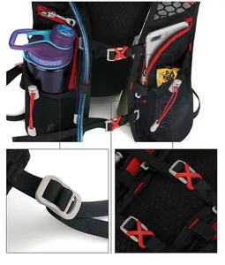 Chaleco de Hidratación Táctico Ligero para Ciclismo y Deportes al Aire Libre, Mochila Impermeable para Bicicleta con Bolsas de Agua y Cierre de Cremallera, a la Moda - Product Image 4