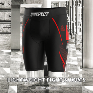 Pantalones Cortos Ligeros de Vale Tudo para Hombre con Logotipo Frontal, Corte Ergonómico Duradero, Diseño Resistente al Sudor para Deportes de Combate y Sesiones de Gimnasio - Product Image 2