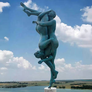 Nổi Tiếng Ngoài Trời Công Viên Trang Trí Cuộc Sống Kích Thước Kim Loại Hình Điêu Khắc Bronze Khỏa Thân Cậu Bé Bức Tượng - Product Image 2
