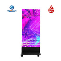 Écran LED cinétique certifié qualité P1.5 P2, affichage LED rotatif mécanique, prix d'usine, taux de rafraîchissement élevé, mur vidéo LED