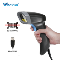 Escáner de Código de Barras 1D Económico, Escáner de Código de Barras Manual con Detección Automática en Venta