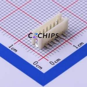 B6B-ZR-SM4-TF(LF)(SN) Wire-to-Board Pin Header SMD,P=1.5mm Connector 1x6P 1.5mm Vertical Mount ZH - Product Image 1