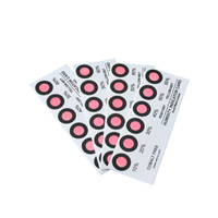 Carte indicatrice d'humidité en papier couché écologique 3 points 6 points sans cobalt 10-60% pour composants électroniques, stockage de PCB, appareil photo