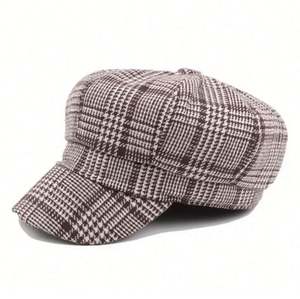 Nouvelle collection 2024 : Casquette Gavroche en Coton Sergé 100% pour Femme – Tendance Printemps-Automne - Product Image 4