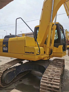 Venta caliente usado Mini excavadora Komatsu PC160 16Ton japonés PC160 equipo usado maquinaria de construcción excavadora para la venta - Product Image 4