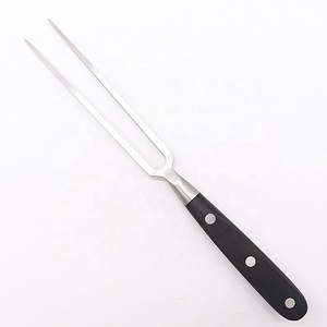 De acero inoxidable cuchillo y tenedor triple remache con empuñadura ergonómica herramienta de barbacoa <span class=keywords><strong>para</strong></span> carne de carne <span class=keywords><strong>asado</strong></span> jamón y Turquía - Product Image 4