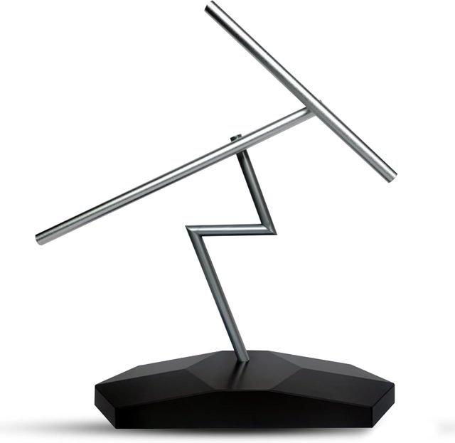 Swinging Sticks Kinetic Energy Sculpture Desktop Art, Mute Metal Chaotic Pendulum KineticEnergy Ornament with Office Desk Toys