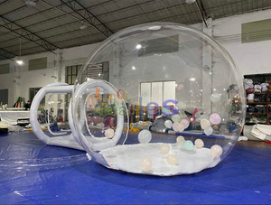 Tente gonflable transparente à bulles de 3 + 1.8m de haute qualité Offre Spéciale la location de ballons gonflables pour le mariage - Product Image 5