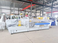 Extrusora de Doble Tornillo Paralelo Co-rotatorio de Servicio Pesado, Diseño de Bloque, Multimaterial PE, 380V, 1 Año de Garantía, Directo de Fábrica en China