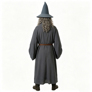 Disfraz de <span class=keywords><strong>Beetlejuice</strong></span> para Adultos, Traje de Blazer y Pantalones a Rayas Verticales Blancas y Negras para Hombre, Disfraz de Halloween para Fiesta de Cosplay - Product Image 4