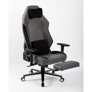 Metal <strong>Wheels</strong> with Aluminum Alloy Feet Big Size Widen Cushion Size XL Magnetic Headrest Office <strong>Gamer</strong> Gaming <strong>Chair</strong> with Footrest - Product Image 5