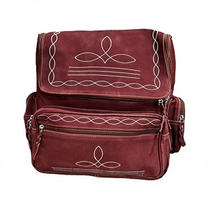 Sac à bandoulière en cuir véritable pour femme avec chaînes de perles en dentelle, petite pochette à fermoir pour l'automne - Product Image 4