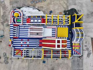 Grand château gonflable de haute qualité pour enfants Centre de jeux de divertissement interactif avec trampoline d'eau <span class=keywords><strong>à</strong></span> <span class=keywords><strong>vendre</strong></span> - Product Image 2