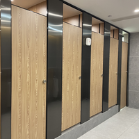 Système de cloisons de toilettes HPL anti-humidité en stratifié compact pour projets commerciaux – Vente en gros
