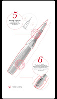 Excellent OEM pmu machine fournitures sans fil écran tactile numérique spmu apparaat sourcil tatouage stylo semi permanent maquillage nano kit