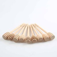 Bâton en nid d'abeille en bois mélange de miel agitateur bâtonnets de louche cuillère en bois pot de miel pour la fête à la maison mariage