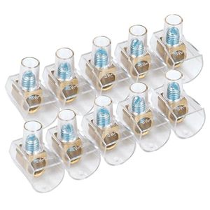 Bloque de terminales transparentes PC5 de 16 mm (2 unidades) para conexiones eléctricas seguras y eficientes. - Product Image 1