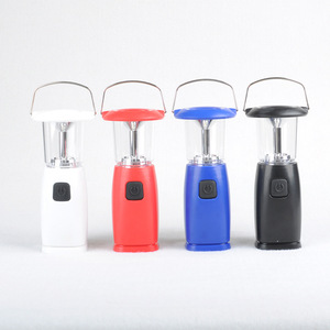 Lanterne LED solaire à manivelle avec 6 LED, lampe de poche pour le camping en plein air, la chasse, la randonnée, la navigation, portable, étanche, d'urgence - Product Image 4