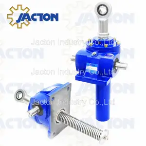 JWM025 worm screw elevator lift and manual worm gear screw jack for platform vertical positioning