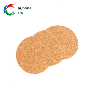 Wholesale Round Adhesive Cork DIY Decoration Painting <strong>Bottle</strong> Coasters Customized Waterpoof Wooden Lids for <strong>Bottle</strong> Closures