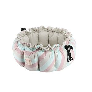 <span class=keywords><strong>Panier</strong></span> à beignets 2-en-1 en tissu Oxford pour animaux de compagnie avec coussin lavable et motif imprimé - Product Image 1