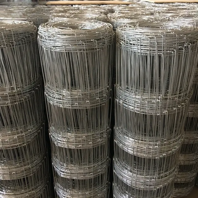 1.8mX100m Hot Dipped Galvanized Grassland Farm Field Fence Cattle Sheep Fence Farm Field Fence