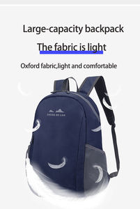 <span class=keywords><strong>Sac</strong></span> à <span class=keywords><strong>dos</strong></span> de voyage, <span class=keywords><strong>sport</strong></span> et camping tendance, personnalisé, ultra léger, à motif lettres, imperméable, en polyester, avec fermeture éclair, à prix abordable - Product Image 2